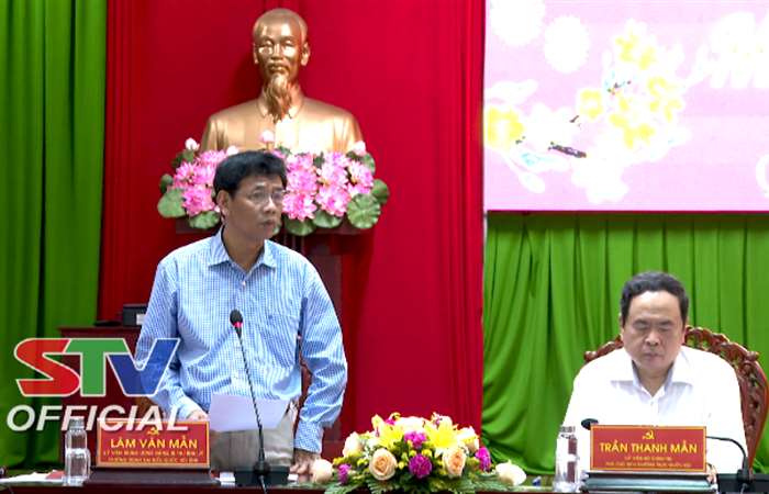 Phó Chủ tịch Thường trực Quốc hội làm việc với Tỉnh ủy Sóc Trăng về chăm lo Tết cho Nhân dân